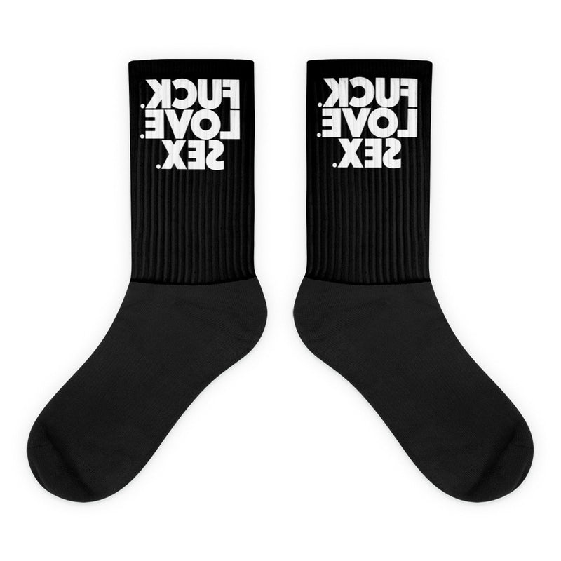 FUCK.LOVE.SEX. Socks