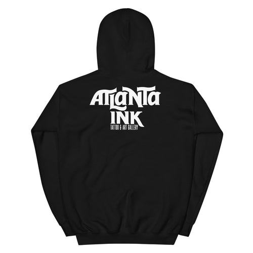 ATLANTA INK Logo Black Hoodie