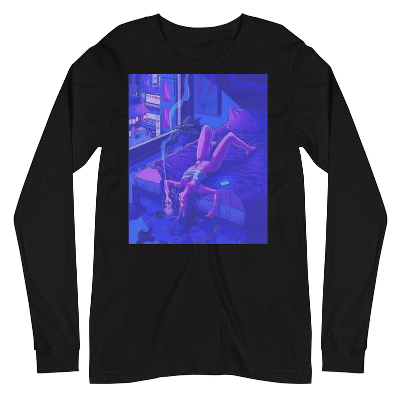 Faded All Day Black Long Sleeve Shirt
