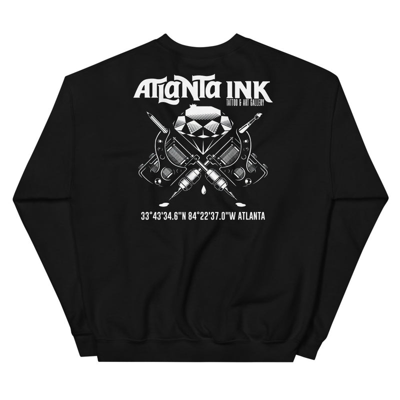 ATLANTA INK GUN Black Sweatshirt